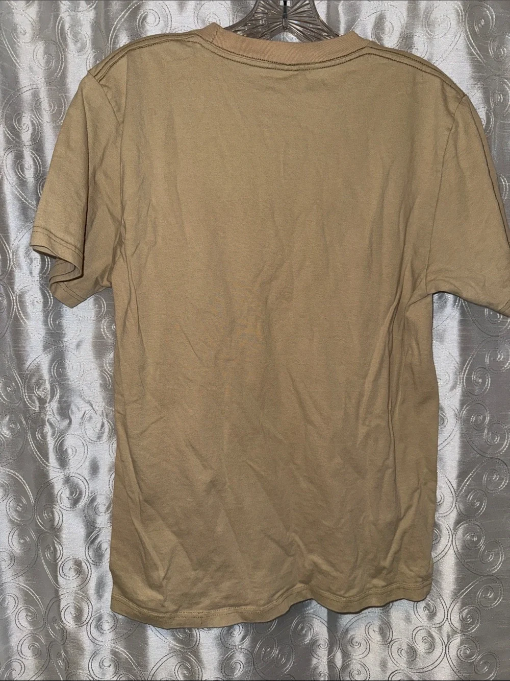Volcom Tan Short-Sleeve Logo Skate Tee Men’s Size Small 🔥 G5